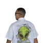 Camisa Botao Alfa Surf "alien" branca